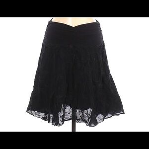 Cabi Eyelet Comfort Waist Skirt SZ M